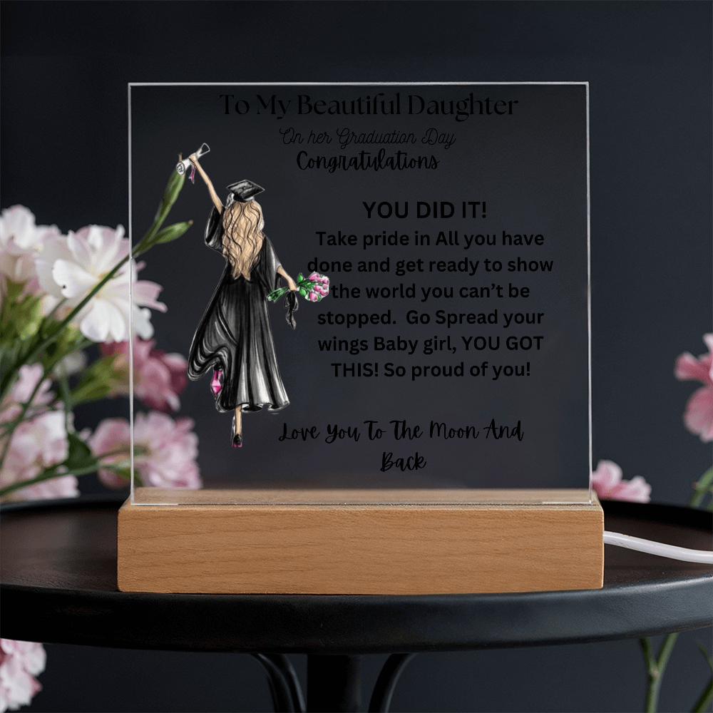 To My Beautiful Daughter on Her Graduation Day