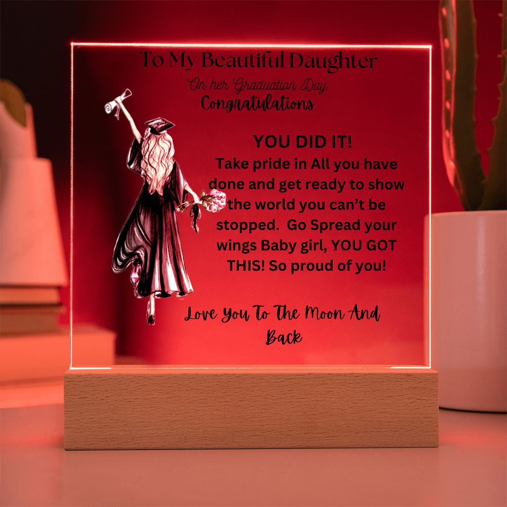 To My Beautiful Daughter on Her Graduation Day