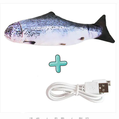 Cats USB Charger Interactive Toy Fish